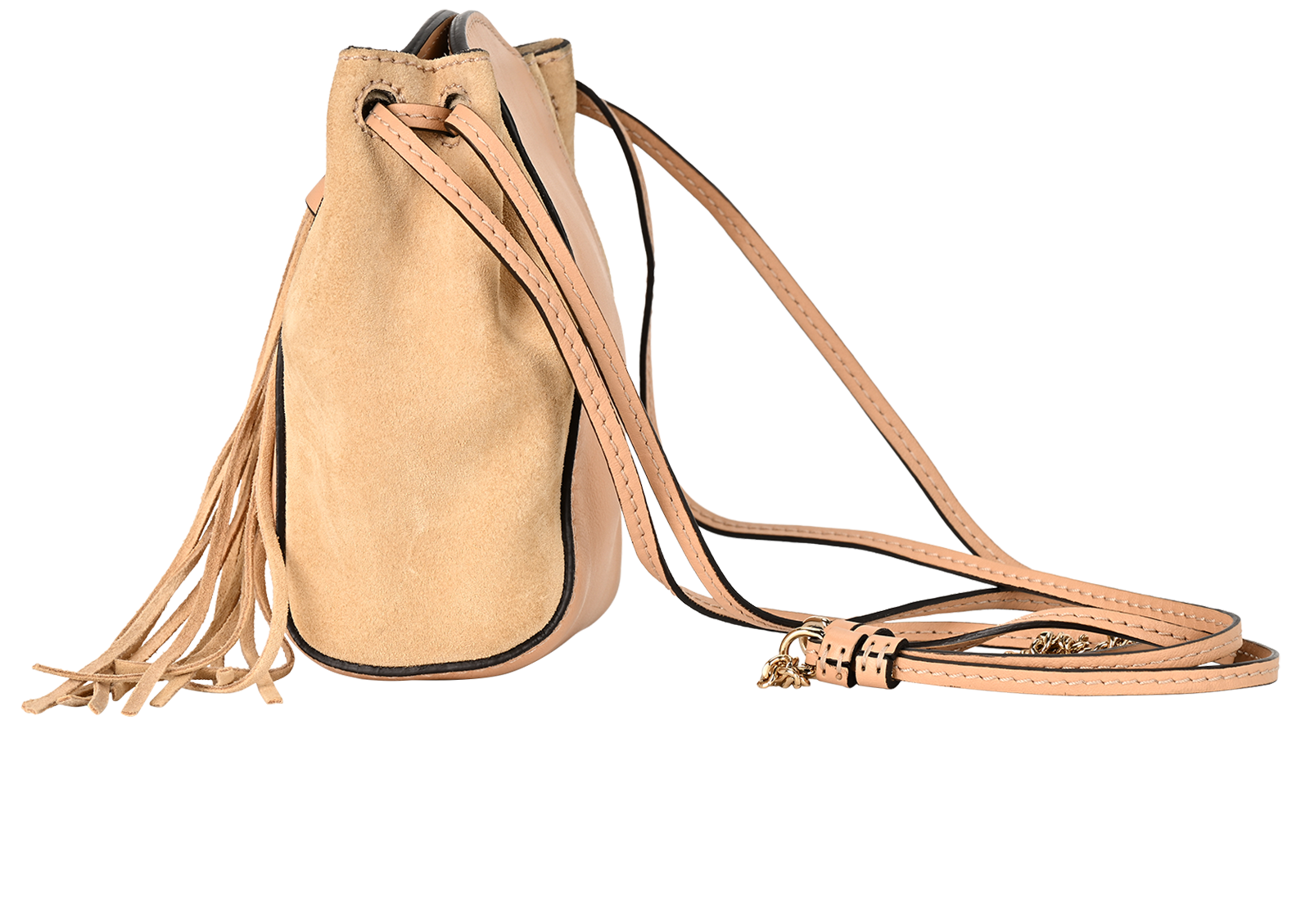 Mini Pouch, &pound;220, Handbags, Beige, Leather, Bottom view